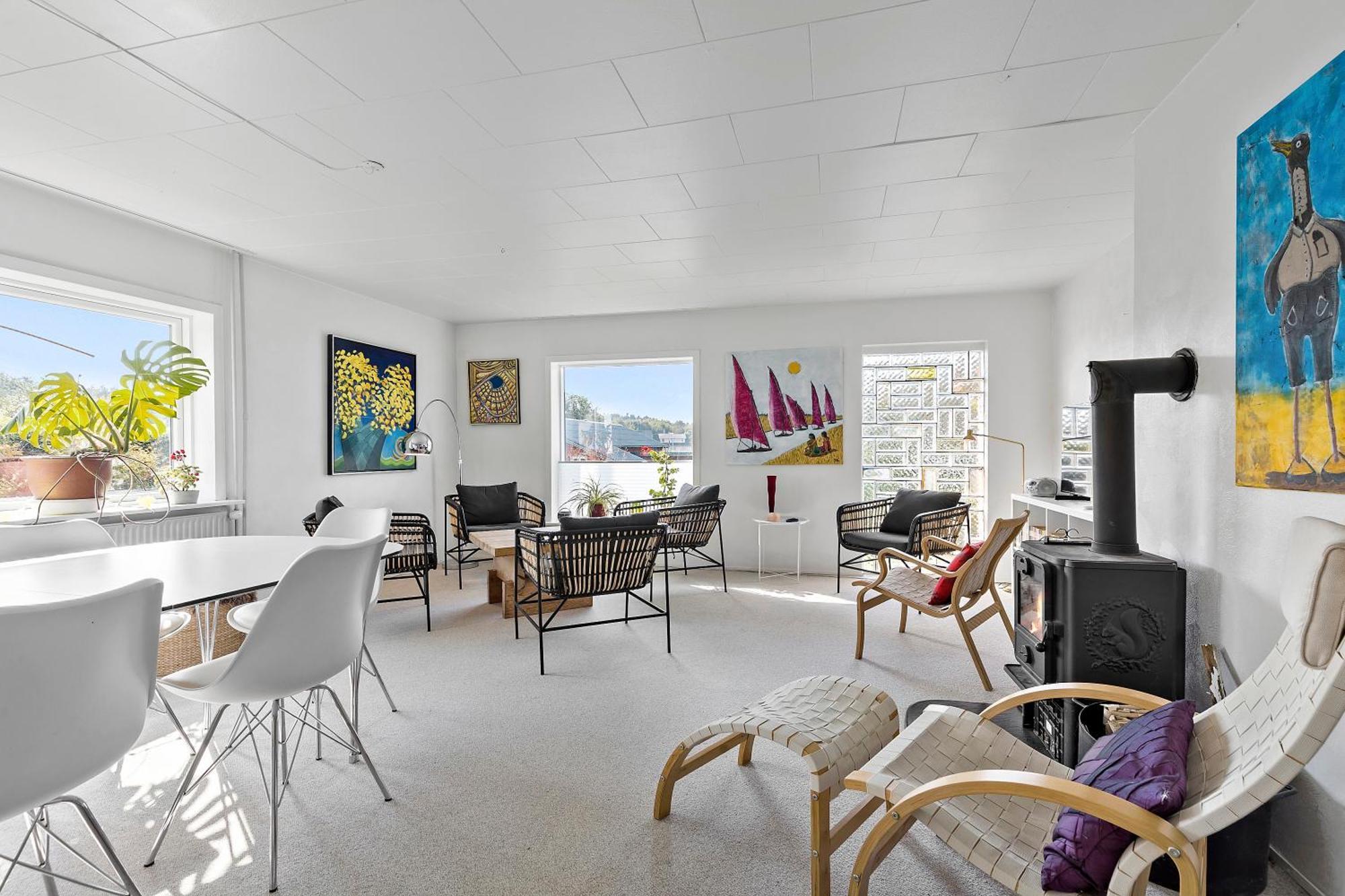 Logi i hus med kunst og have Bed & Breakfast Vestervig Eksteriør bilde